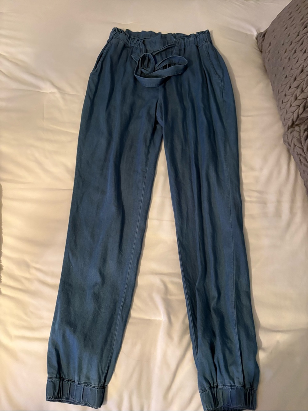 Urban Planet Blue Elastic Waist Pants